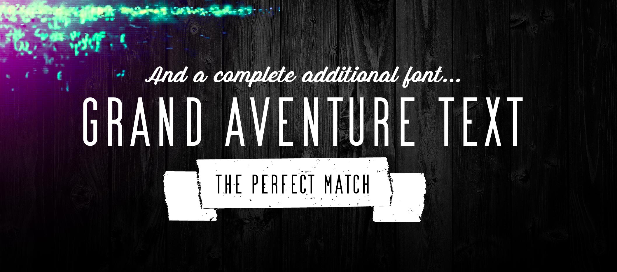 Grand Aventure Script Font Rough Shadow Outline